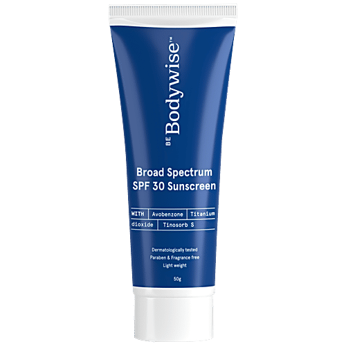Buy Bodywise Broad Spectrum SPF 30 Sunscreen Light Weight, Does Not