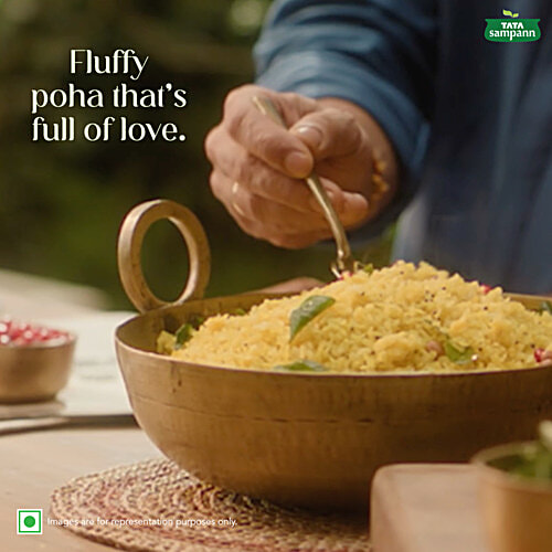 Tata Sampann Popular Poha, 500 g  High in Fibre