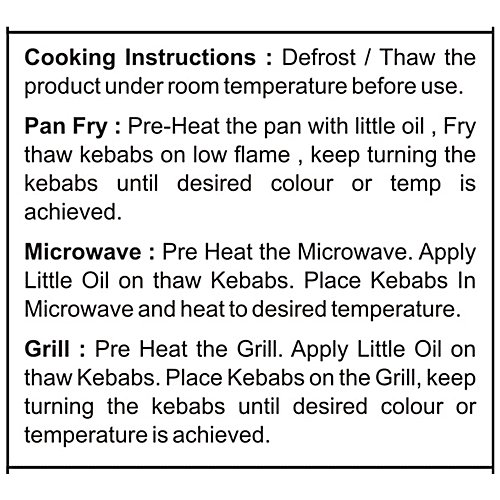 Danish Mutton Seekh Kabab - Halal Product, No Added Colours, Ready To Cook, 500 g