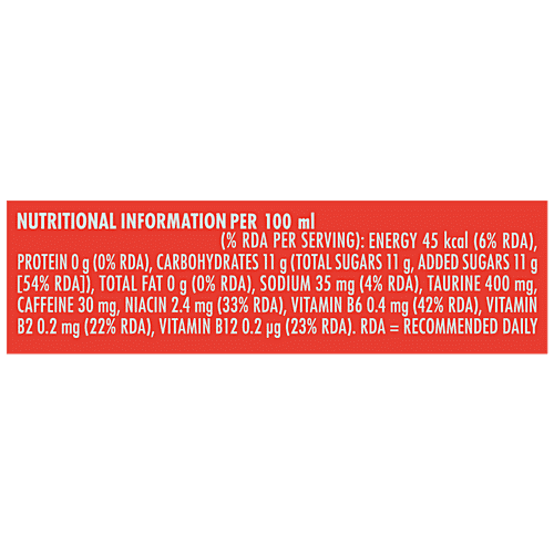 Red Bull Energy Drink - Red Edition, Caffeinated Beverage, For Body & Mind, Watermelon, 250 ml Can 