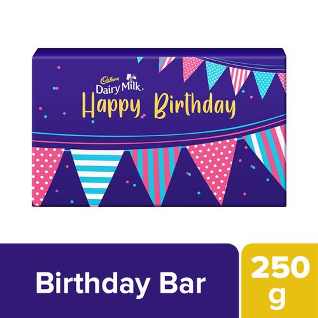 Buy Cadbury Dairy Milk Dairy Milk Happy Birthday, Greetings Engraved