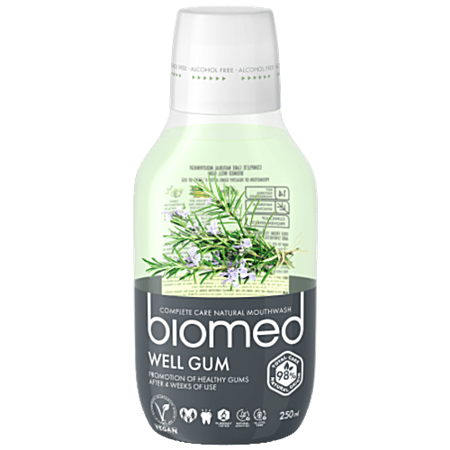 Buy Biomed Natural Mouthwash Well Gum, For Healthy Gum, Complete Care Online at Best Price of