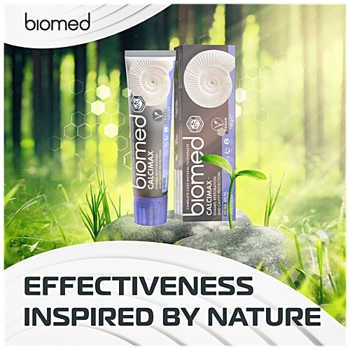 Biomed Calcimax Toothpaste - Enamel Restoration & Cavity Protection, Complete Care, Natural, 100 g