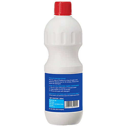 Prestine Fabric Whitener - Original, For Whiter, Cleaner & Brighter Looking Clothes, 500 ml  