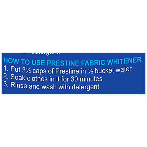 Prestine Fabric Whitener - Original, For Whiter, Cleaner & Brighter Looking Clothes, 500 ml  