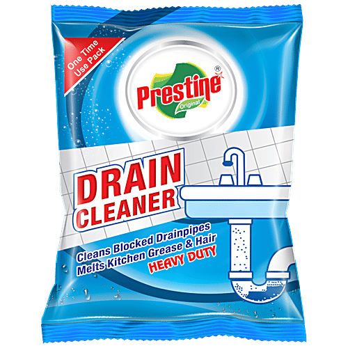 Buy Prestine Drain Cleaner Heavy Duty, Cleans Grease, Melts Hair