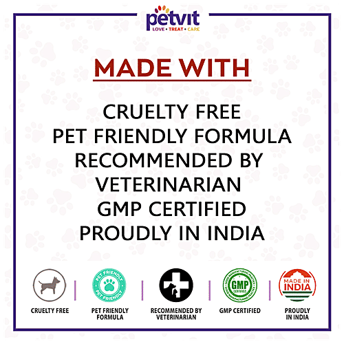 Petvit Natural Waterless Spray Shampoo - Plant Based, No Rinse Formula, For Dogs & Cats, 200 ml