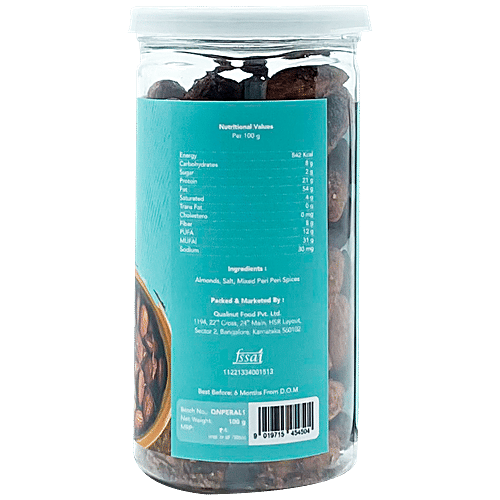 Buy Qualinut Gourment Peri Peri Almonds Hot & Crunchy, TransFat