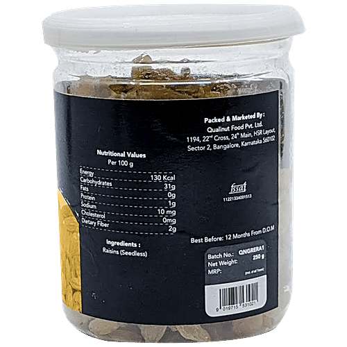 Buy Qualinut Gourmet Seedless Persian Raisins Long & Dry, Rich Source