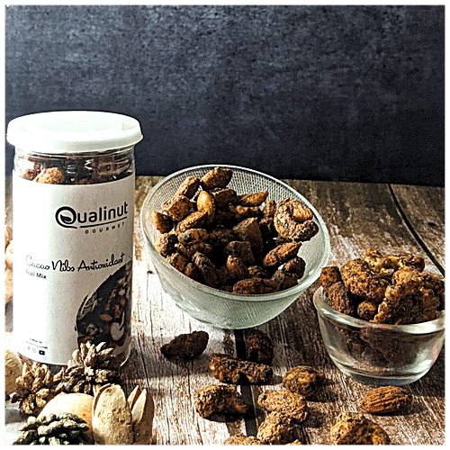 Buy Qualinut Gourmet Cacao Nibs Antioxidant Trail Mix Loaded With