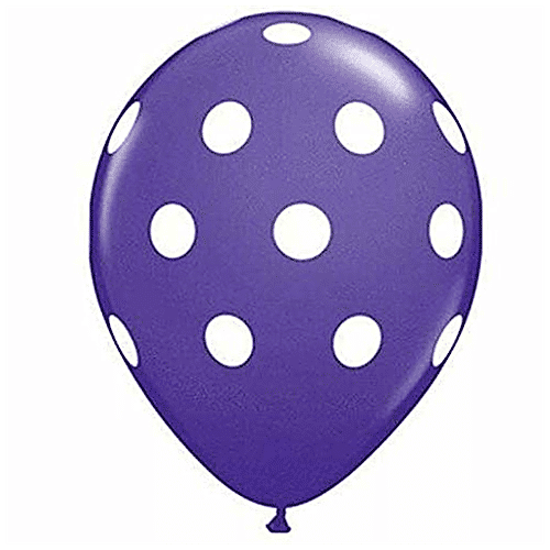 Creative Space Polka Dot Balloons, For Birthday Parties, Christmas & New Year Decorations, Multicolour, 50 pcs  Bright Balloons
 Fun Celebrations