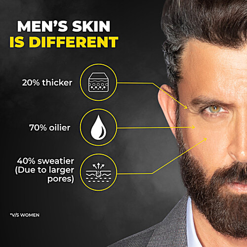 Beardo Ultraglow All In One Face Cream - SPF 30, Skin Brightening, Dark Spot Reduction, For Men, 60 g