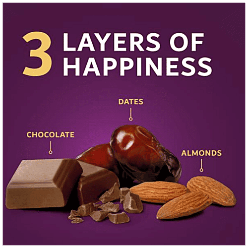 Buy Tamrah Milk Chocolate Date & Almond Coconut, Rich In Fibre Online