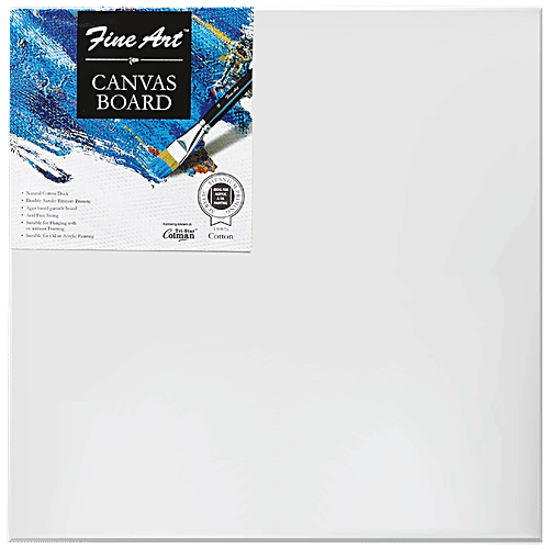 Buy Fine Art Canvas Board for Painting, 100 Cotton Fine Grain Canvas Board Online at Best Price