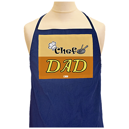 Indigifts Apron - Made With High Quality Cotton, Chef Dad, 170 g  