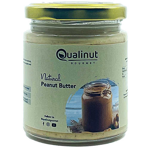 Buy Qualinut Gourmet Natural Peanut Butter Protein Rich & Low Carbs