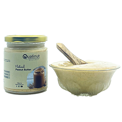 Buy Qualinut Gourmet Natural Peanut Butter Protein Rich & Low Carbs