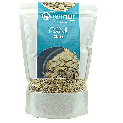 Qualinut Gourmet Rolled Oats - Lowers Cholesterol, For Weight Management, 1 kg  