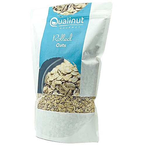 Qualinut Gourmet Rolled Oats - Lowers Cholesterol, For Weight Management, 1 kg  