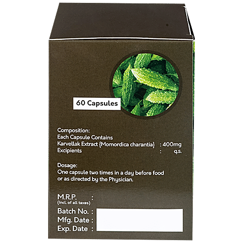 Supreem Super Foods Sucrestat Capsules - Healthy Metabolic Management, Bitter Melon Extract, 60 pcs