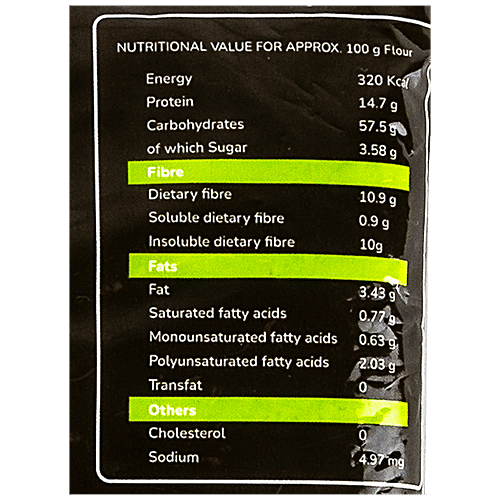 Supreem Super Foods Normalife - Multipurpose Flour Mix, Wheat, Fenugreek & Black Seeds, 500 g Pouch 