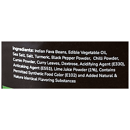 Supreem Super Foods Normalife - Indian Fava Beans, Chatpata Masala, Healthy Snack, Gluten Free, 100 g Pouch 