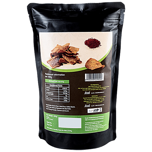 Supreem Super Foods Normalife - Gluten Free Ragi & Millet Chips, Health & Taste In One Snack, 100 g Pouch