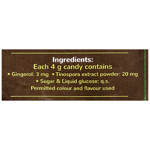 Supreem Super Foods Tinodrak - Immunity Booster Candy, Ginger & Tinospora, 50 pcs Pouch