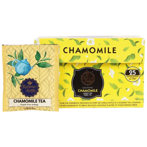 Buy Karma Kettle Soothing Chamomile Herbal Tea - Made With Whole Herbs ...