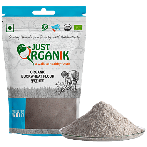 Buy Just Organik Buckwheat Flour High In Fibre, For Weight Management