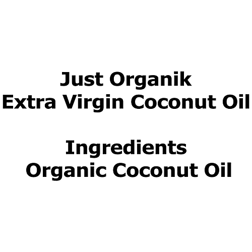 Just Organik Organic Extra Virgin Coconut Oil - Cold-pressed, Antioxidant Rich, 350 ml PET Jar 