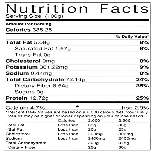 Just Organik Bajra Flour - Gluten-free, Rich In Vitamin B, For Weight Management, 500 g Pouch