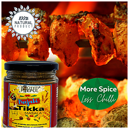 Rooted Peepul Punjabi Tikka Masala - No Added Flavours/Preservatives, 75 g  