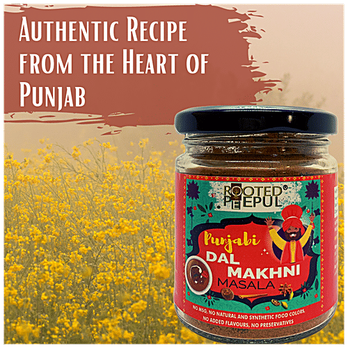 Rooted Peepul Punjabi Dal Makhani Masala - No Added Flavours/Preservatives, 75 g  
