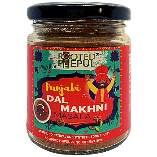 Rooted Peepul Punjabi Dal Makhani Masala - No Added Flavours/Preservatives, 75 g  