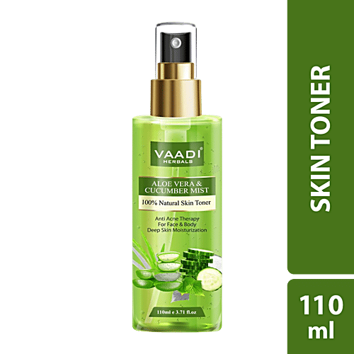 Buy Vaadi Aloe Vera Cucumber Water/Toner/Mist 100 Natural & Pure