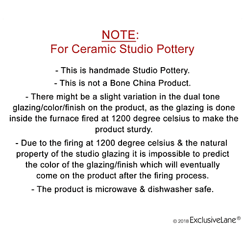 ExclusiveLane Kulhads - Hand-Painted In Terracotta, New-Old World Charms' Warli, 220 ml (Set of 4)