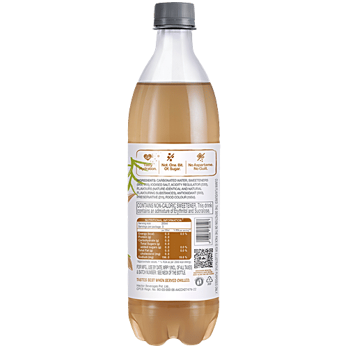 Paper Boat Zero Sparkling Water - Cumin, 600 ml Bottle 