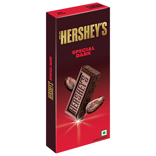 Hershey's Special Dark Chocolate Bar, 90 g  Deliciously Dark Cocoa Rich Chocolate