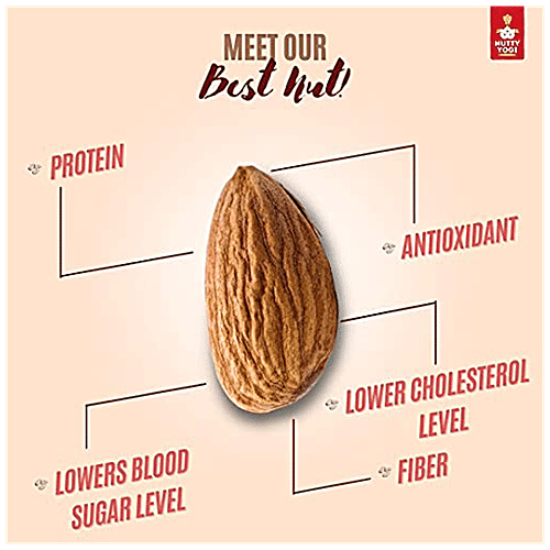 Buy Nutty Yogi Almond Flour With Skin Rich In Vitamin, Fibre & Calcium, Keto Friendly, No