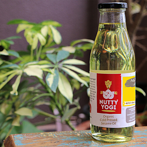 Nutty Yogi Cold Pressed Sesame Oil - Organic, Rich In Antioxidants, Chemical Free, 500 g Bottle Organic
Rich in Antioxidants
Chemical Free