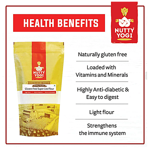 Buy Nutty Yogi Super Lite Flour Gluten Free, Rich In Antioxidant
