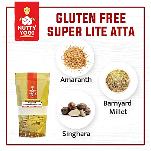 Buy Nutty Yogi Super Lite Flour Gluten Free, Rich In Antioxidant