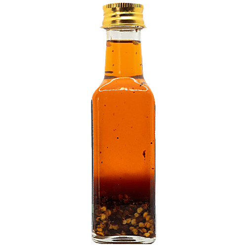 Nutty Yogi Chilli Oil - Rich In Nutrition, Pure & Natural, Reduces Skin Inflammation, No Additives, 100 ml Bottle