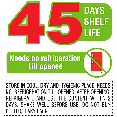 Amul Moti Toned Milk - Homogenised, Fresh, No Preservatives, Chemical Free, 450 ml Pouch 