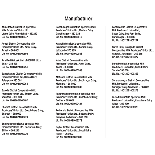 Amul Moti Toned Milk - Homogenised, Fresh, No Preservatives, Chemical Free, 450 ml Pouch 