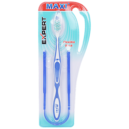 Buy MAXI Expert Toothbrush & Tongue Cleaner Helps Maintain Oral
