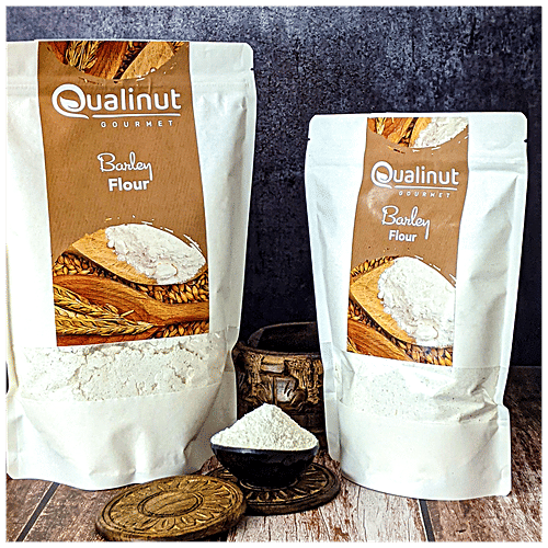 Qualinut Gourmet Barley Flour - Mild & Slightly Nutty, Flavour, 1 kg  