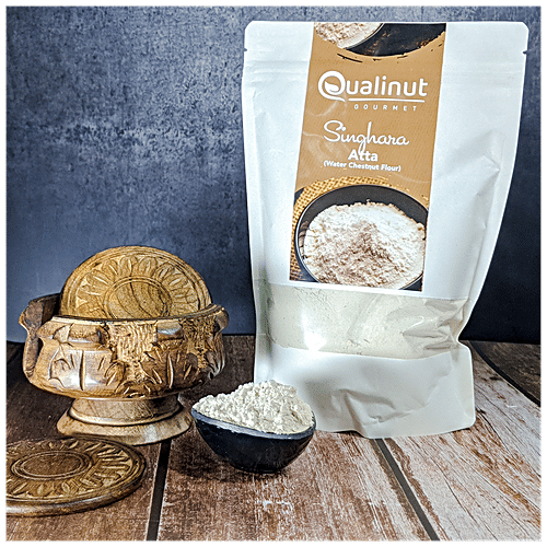 Buy Qualinut Gourmet Singhara Atta / Water Chestnut Flour Rich In