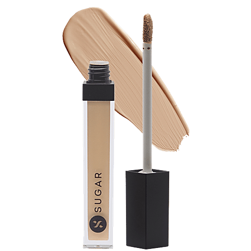 Sugar Cosmetics Magic Wand Waterproof Concealer - Medium, Warm Undertone, Blurs Marks, 8.4 g 30 Chococcino 